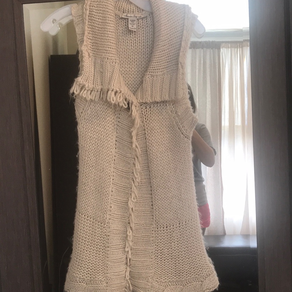 American rag sleeveless sweater